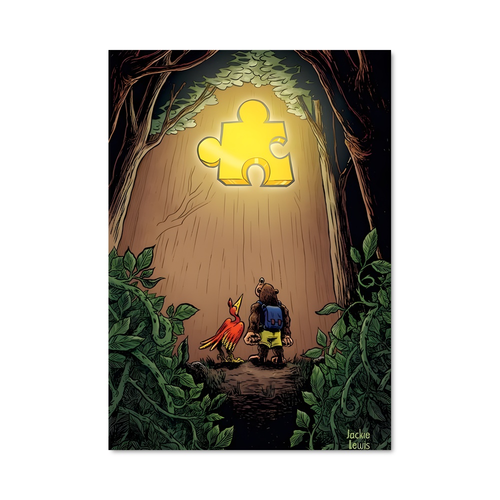 Poster Aventure Enchantée – affiche Super Smash Bros